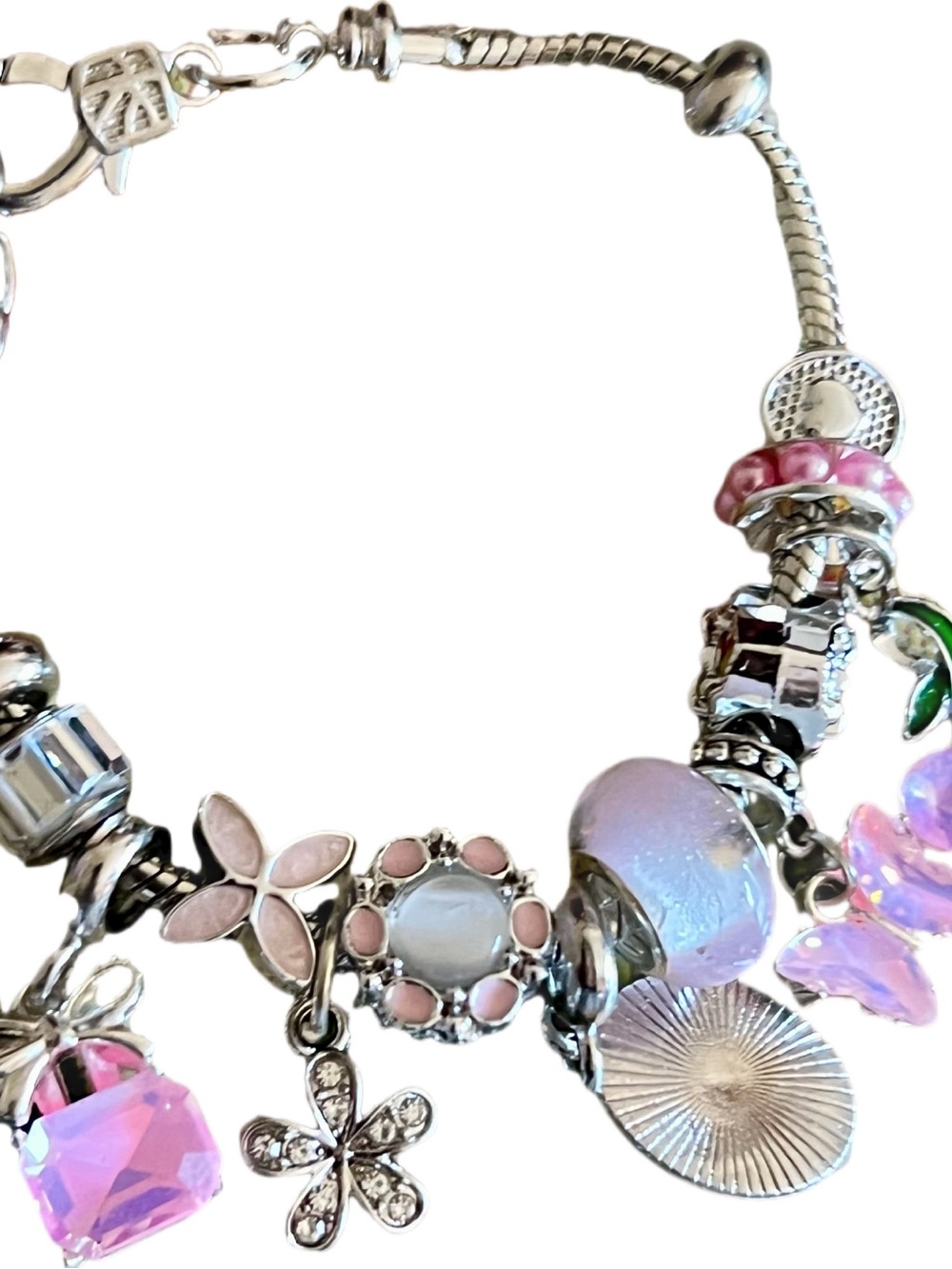 New Boutique Charm Bracelet • Pink & Lavender